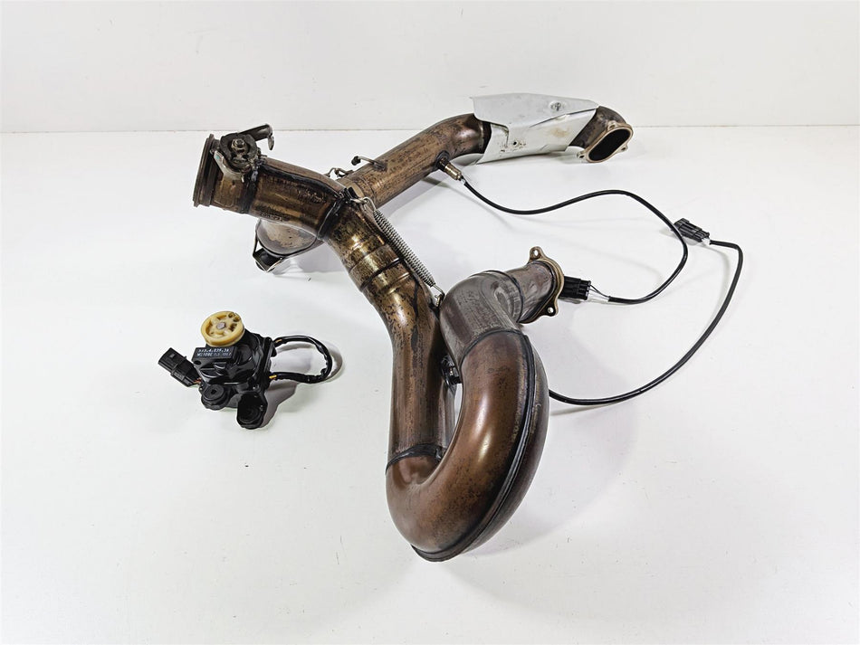 2017 Ducati 959 Panigale Exhaust Header Manifold & Valve 57014471A 57014452A-Mototech271