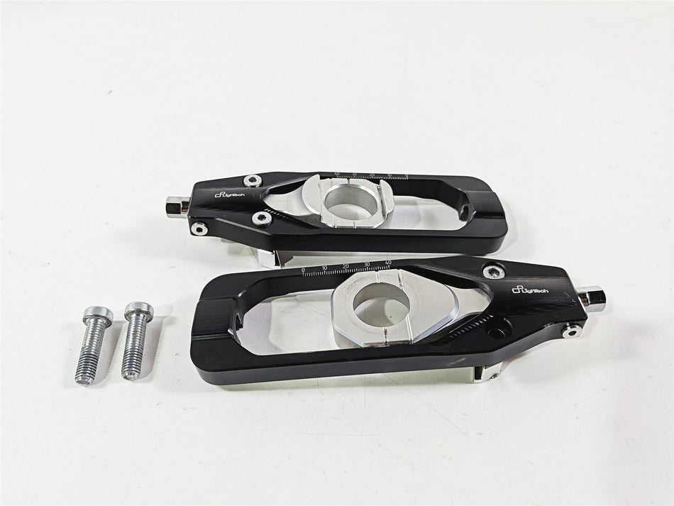 2024 BMW S1000RR K67 Lightech Rear Axle Chain Adjuster Set Kit Aluminum