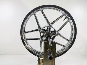 2013 Harley VRSCF Muscle Rod 19x3 Chrome Front Wheel Rim - Dent 43300079 | Mototech271