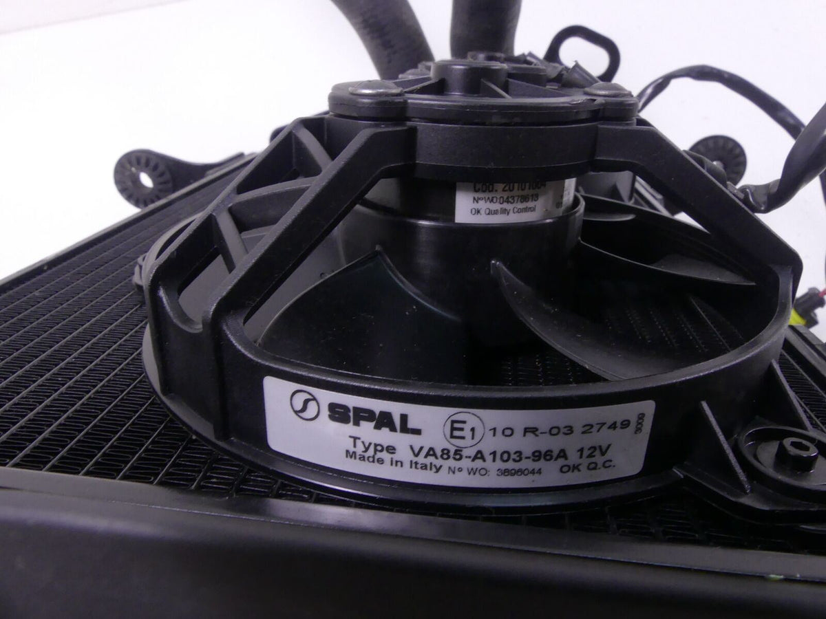 2016 Ducati Hypermotard 939SP Radiator Cooler Fans Reservoir Hoses Set 54840981D {{ shop.shopifyCountryName }} - Mototech271