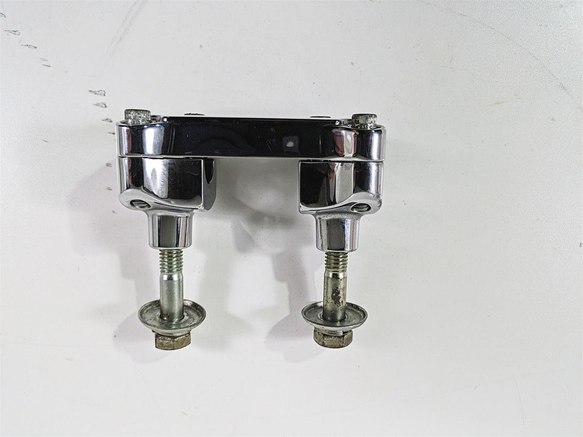 2008 Harley FLSTC Softail Heritage Handlebar Riser Holder Set 56567-86B {{ shop.shopifyCountryName }} - Mototech271