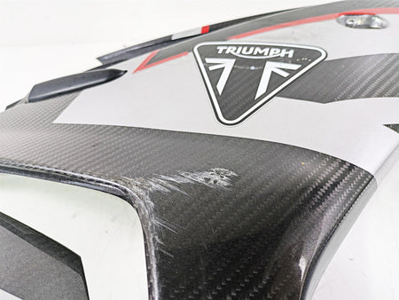 2020 Triumph Daytona 765 Moto2 Right Main Side Carbon Cover Fairing T2309798 {{ shop.shopifyCountryName }} - Mototech271