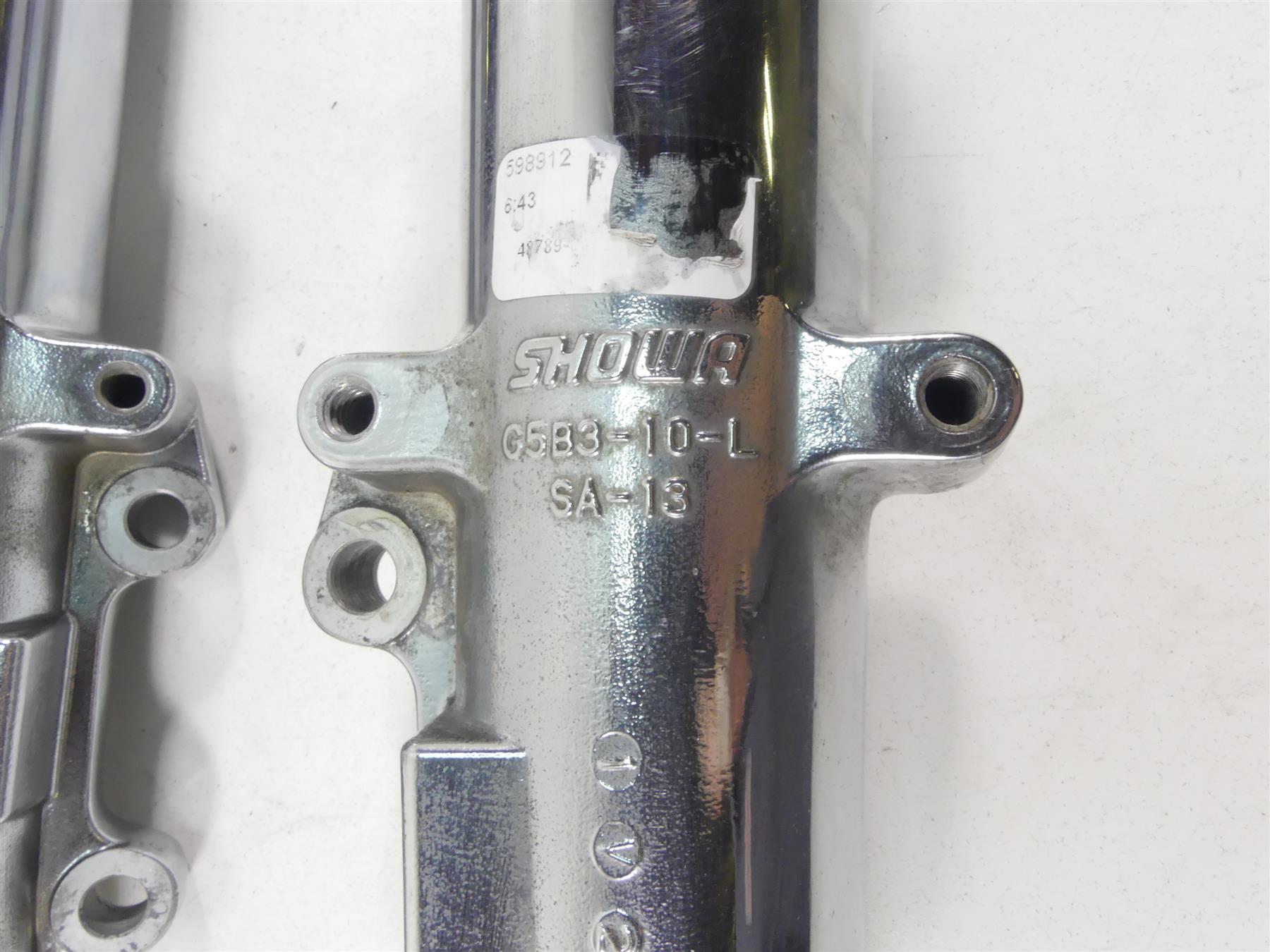 2012 Harley CVO FLHX SE3 Street Glide Straight Showa Front Forks 41mm 48789-09 {{ shop.shopifyCountryName }} - Mototech271
