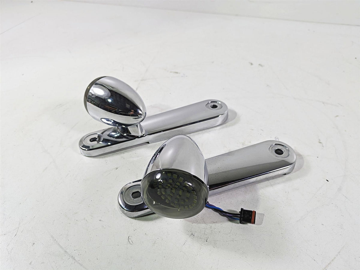 2020 Harley Touring FLHT Electra Glide Front Led Blinker & Mount Set 68000036 {{ shop.shopifyCountryName }} - Mototech271