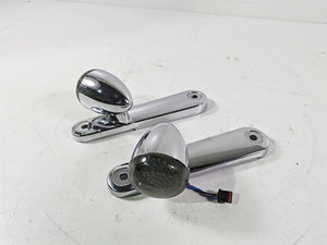 2020 Harley Touring FLHT Electra Glide Front Led Blinker & Mount Set 68000036