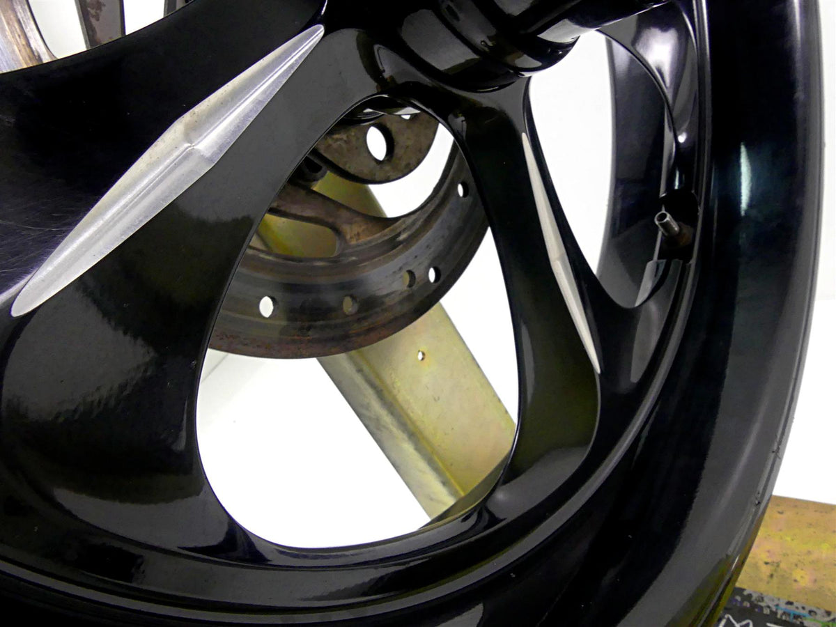 2011 Harley Softail FXS Blackline 18x4.25 Black 5 Spoke Custom Rear Wheel {{ shop.shopifyCountryName }} - Mototech271