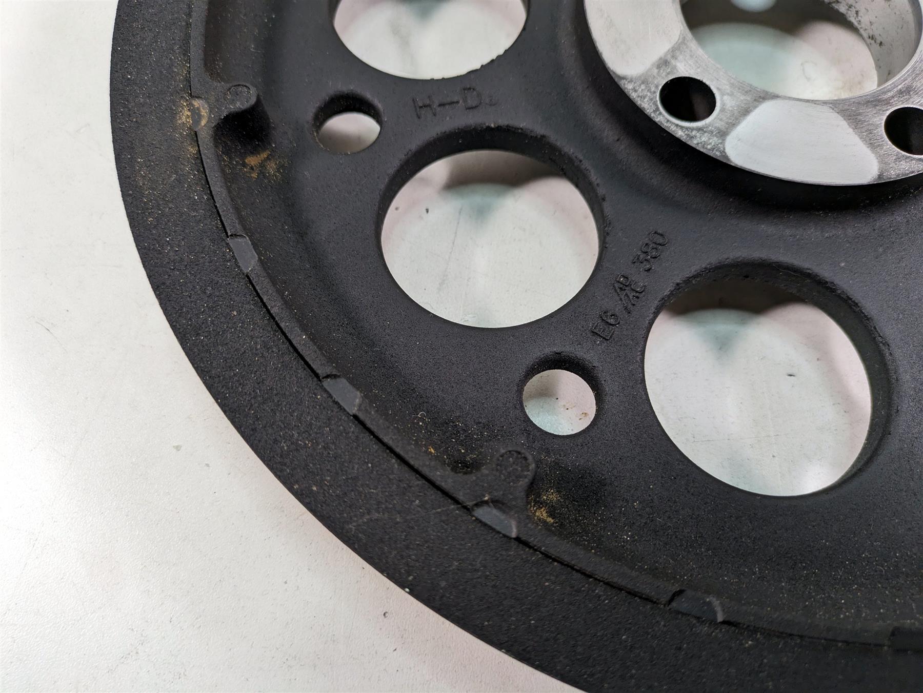2006 Harley Touring FLHTCUI Electra Glide Rear Drive Belt Pulley 70T 40117-00 {{ shop.shopifyCountryName }} - Mototech271