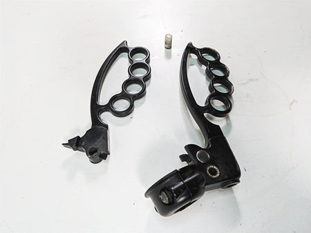 2009 Harley FXDF Dyna Fat Bob Clutch Perch & Brass Knuckle Lever Set 38608-96 {{ shop.shopifyCountryName }} - Mototech271