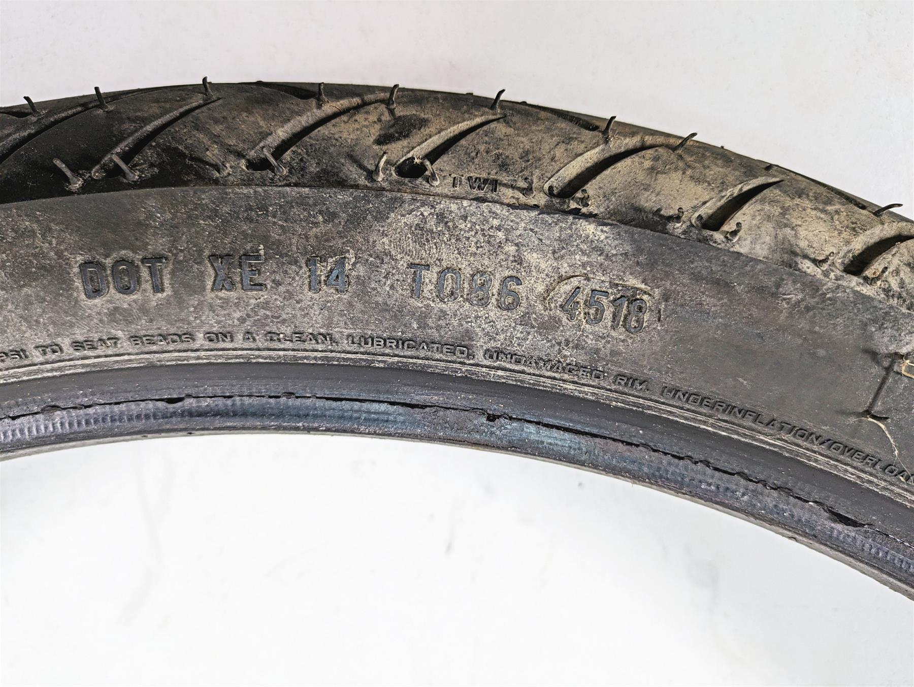 Used Motorcycle Front Tire Metzeler ME888 Marathon Ultra Tire 90/90-21 2616400 {{ shop.shopifyCountryName }} - Mototech271