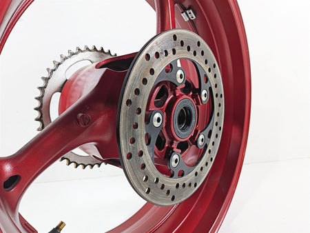 2024 Suzuki GSXR600 Straight Rear Wheel Rim Red 17x5.5 64111-14J00 {{ shop.shopifyCountryName }} - Mototech271