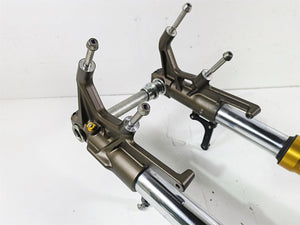 2005 Kawasaki ZX12R Ninja Full Front End Fork Leg Triple Tree Set 44075-0017 | Mototech271