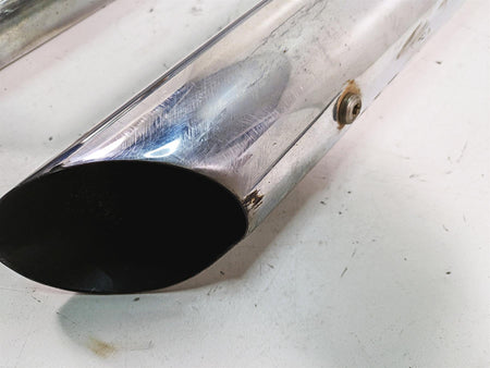 2011 Harley Touring FLHR Road King Aftermarket 3.5" Slash Cut Exhaust Pipe Mufflers {{ shop.shopifyCountryName }} - Mototech271