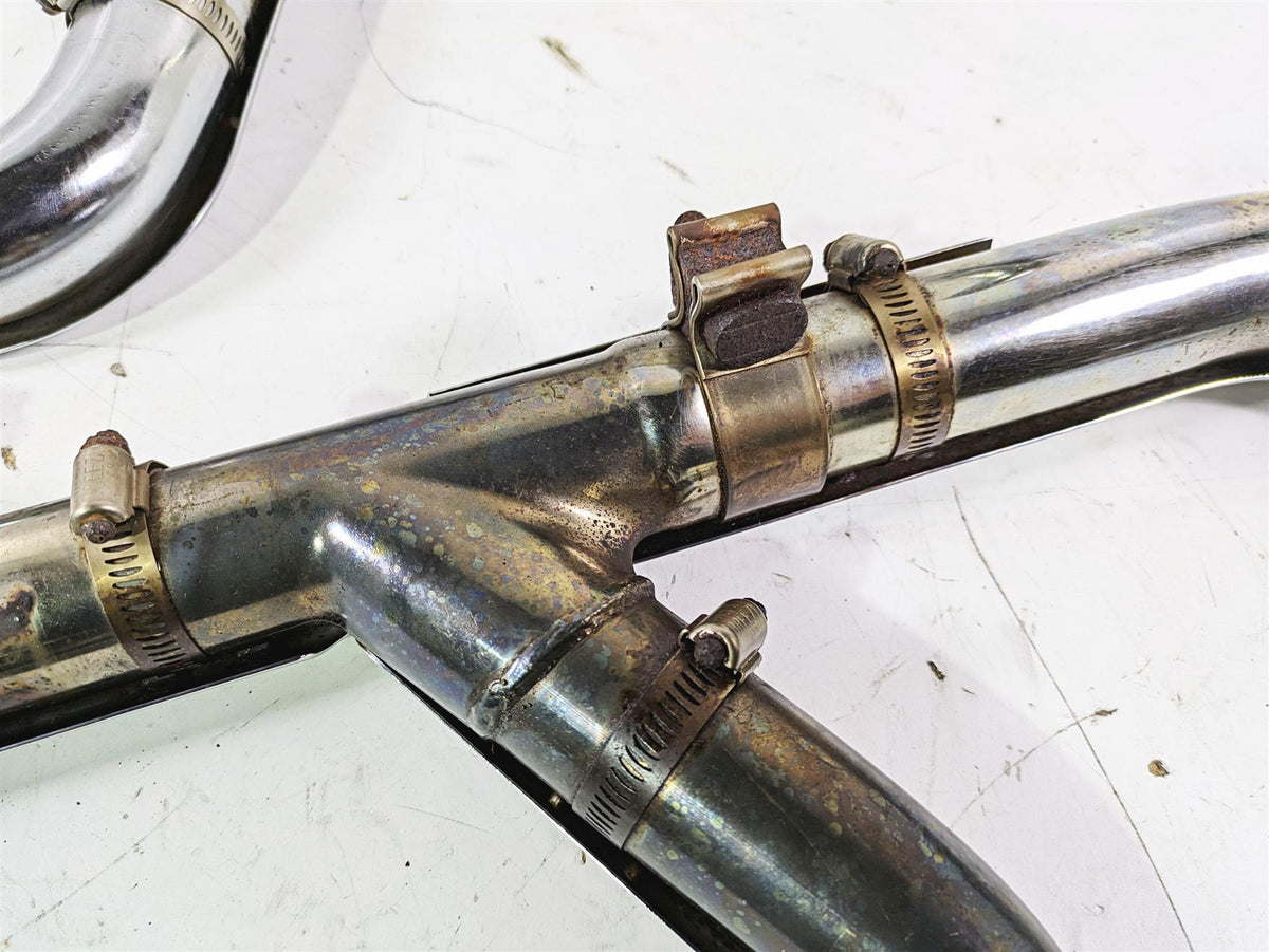 2005 Harley Softail FLSTSCI Heritage Springer Exhaust Pipe Header Set 65513-00A {{ shop.shopifyCountryName }} - Mototech271