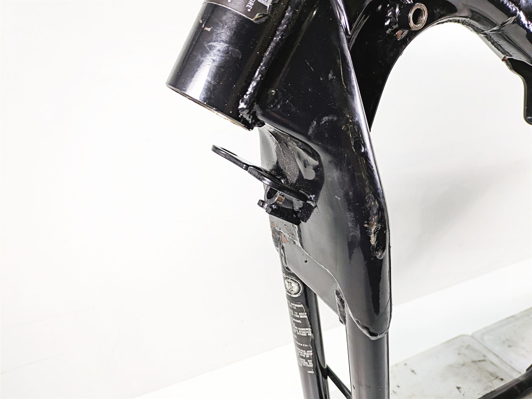1986 Harley Sportster XLH 883 Straight Main Frame Chassis & Swingarm With Clean Texas Title 47150-86A {{ shop.shopifyCountryName }} - Mototech271