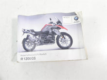 Load image into Gallery viewer, 2017 BMW R1200GS GSW K50 Owners Manual US Model Book 01408358057 | Mototech271
