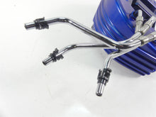 Load image into Gallery viewer, 2008 Harley FXCWC Softail Rocker C Blue Oil Tank Reservoir &amp; Lines Set 62532-08 | Mototech271
