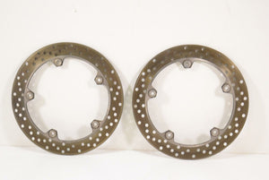 2012 BMW R1200 GS K25 Front Brake Rotor Disc Set 34117711427 | Mototech271