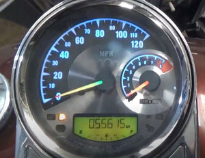 2009 Harley Touring FLHRC Road King Speedometer Tacho Gauge 55K -Read 70900068 | Mototech271