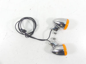 2015 Harley FXDF Dyna Fat Bob Rear Chrome Blinker Turn Signal Set -Read 68821-00 | Mototech271