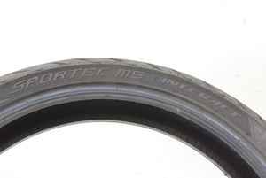 Used Front Tire Metzeler Sportec M5 Interact 110/70-17 DOT1817 2409800 | Mototech271