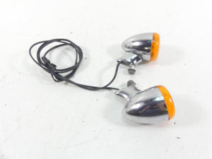 2015 Harley FXDF Dyna Fat Bob Rear Chrome Blinker Turn Signal Set -Read 68821-00 | Mototech271