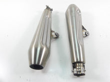 Load image into Gallery viewer, 2017 Triumph Thruxton 1200R Exhaust Pipe Muffler Silencer Set T2203872 T2203878 | Mototech271
