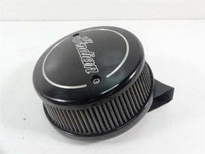 2016 Indian Chief Dark Horse High Flow Round Air Filter Cleaner Breather 2880654 | Mototech271