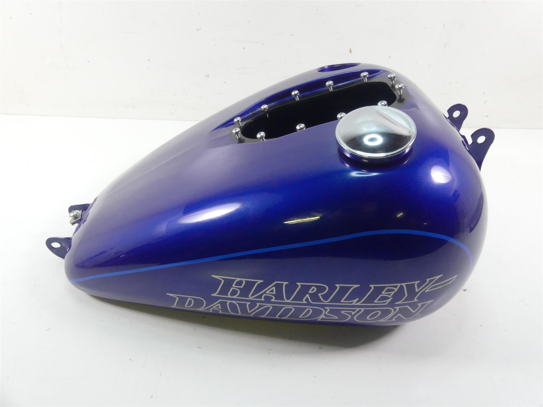 2016 Harley FXDL Dyna Low Rider Fuel Gas Petrol Tank Superior Blue Dent 61593-10 | Mototech271
