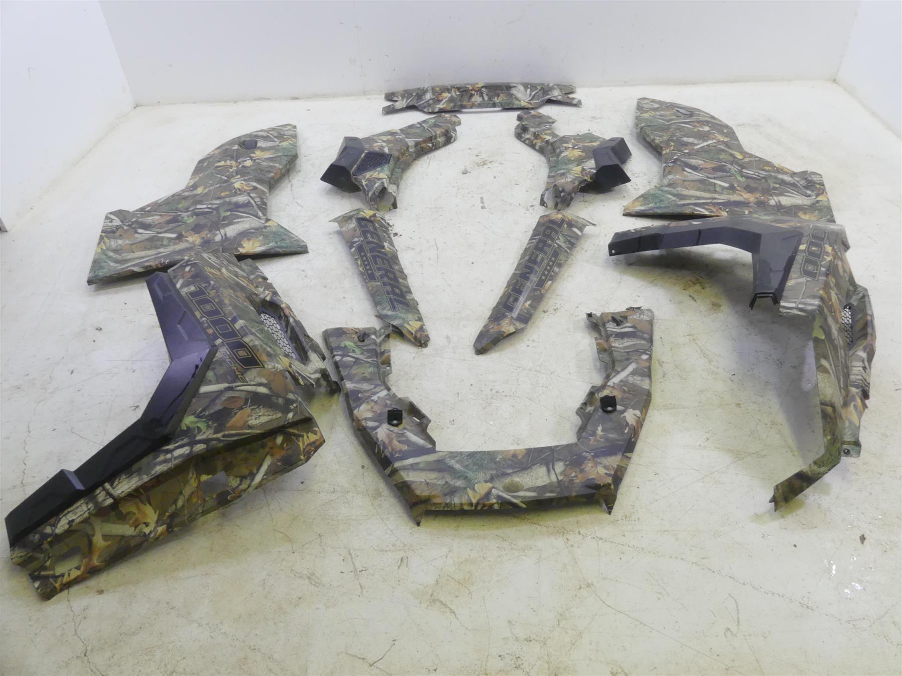 2017 Polaris General 1000 Camo Hunter Body Plastic Cover Cowl Set - Read 5452180 | Mototech271