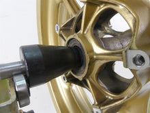 Load image into Gallery viewer, 2008 Yamaha FZ1 Fazer Straight Golden Front Wheel Rim 17x3.5 5VY-25168-00-8L | Mototech271
