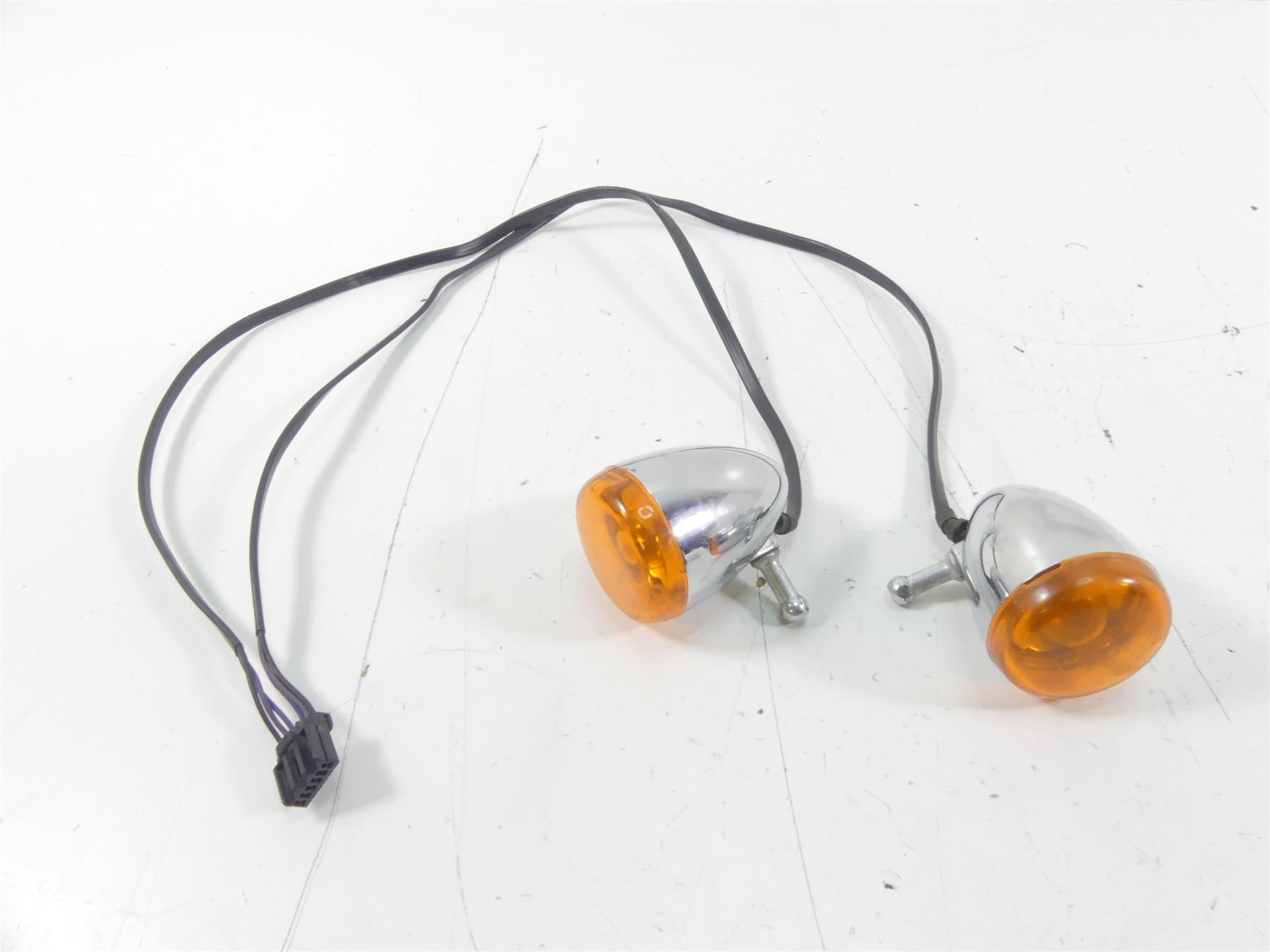 2014 Harley Sportster XL1200 C Front Blinker Turn Signal Set 68972-00 | Mototech271