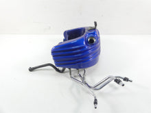 Load image into Gallery viewer, 2008 Harley FXCWC Softail Rocker C Blue Oil Tank Reservoir &amp; Lines Set 62532-08 | Mototech271
