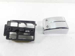 2004 Harley FXDWGI Dyna Wide Glide Electric Tray Holder & Chrome Cover 70367-04B | Mototech271