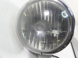 2011 Harley FXDWG Dyna Wide Glide Headlight Head Light Lamp + Bucket 68297-05B | Mototech271