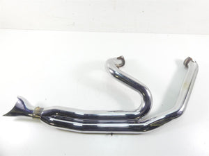 2004 Harley FXDWGI Dyna Wide Glide 2 into 1 Fishtail Exhaust System -Read | Mototech271