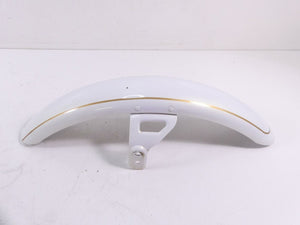 2007 Harley FXDWG Dyna Wide Glide Front Fender White Gold Pearl 60141-06B | Mototech271