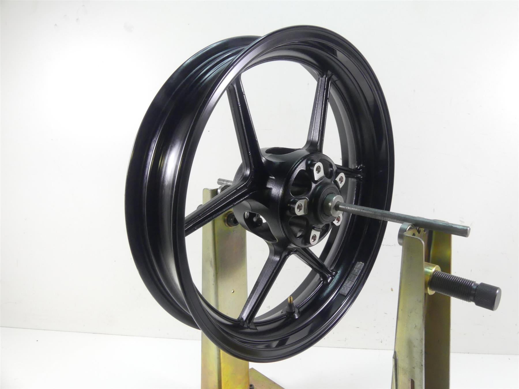 2013 Kawasaki ZX636 ZX6R Ninja Straight 17x3.5 Front Wheel Rim 41073-0596-18F | Mototech271