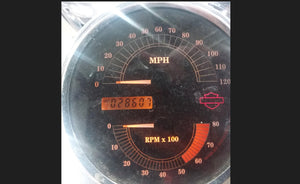 2002 Harley Touring FLHRCI Road King Speedometer Dual Gauge 28K 74461-03 | Mototech271
