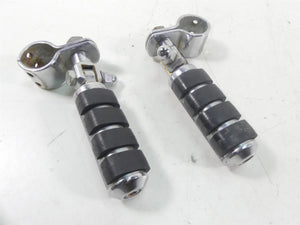 2006 Harley Touring FLHTCUI Electra Glide Front Chrome Highway Guard Foot Pegs | Mototech271