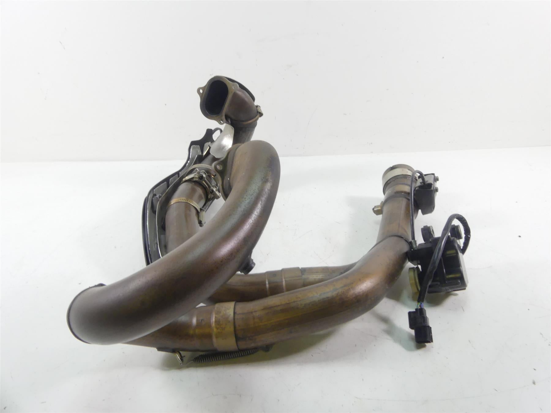 2015 Ducati Monster 1200 S Oem Exhaust Header Pipe Servo Set