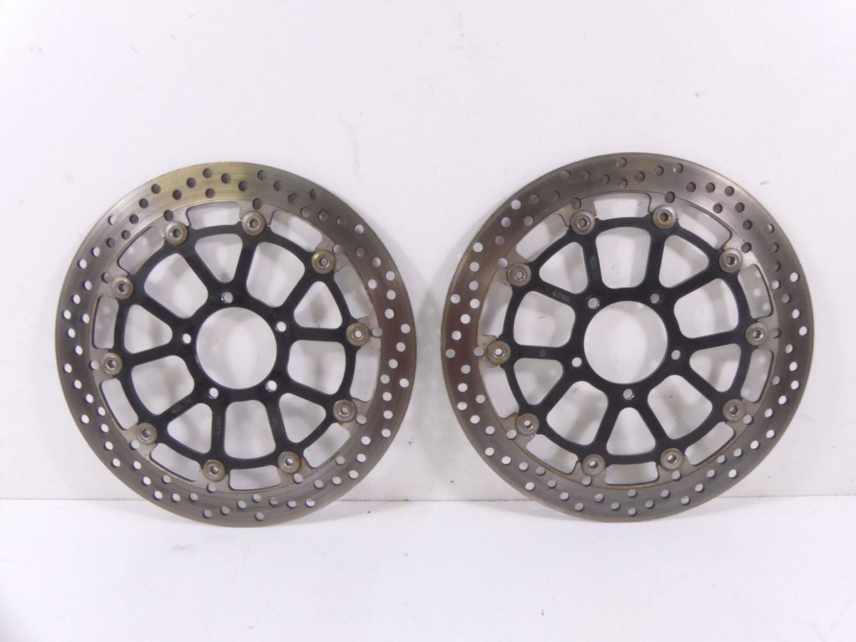 2015 Ducati Diavel Dark Front Brembo Brake Disc Rotor Set 49241011A ...