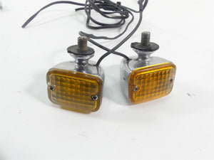 1993 Harley Dyna FXDL Low Rider Vintage Custom Chrome Blinker Turn Signals | Mototech271