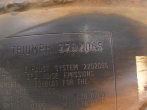 2019 Triumph Street Triple 765R Oem Exhaust Pipe Silencer Muffler T2202065 | Mototech271