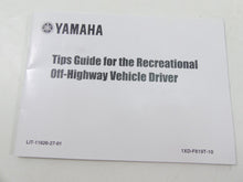 Load image into Gallery viewer, 2018 Yamaha YXZ1000 R EPS Owners Manual 2HC-F8199-12 | Mototech271
