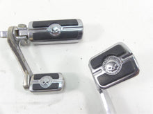 Load image into Gallery viewer, 2008 Harley FXCWC Softail Rocker C Willie G Skull Foot Peg Control Set  50370-04 | Mototech271

