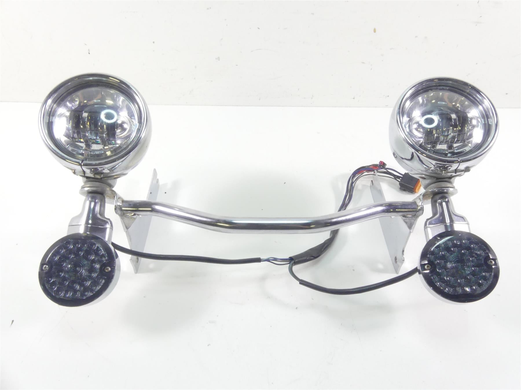 1995 Harley Touring FLHTCU Electra Glide Front Blinker Spot Light Set 68684-86 | Mototech271