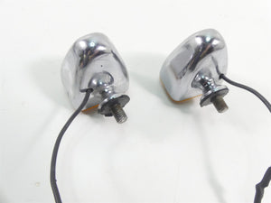 1993 Harley Dyna FXDL Low Rider Vintage Custom Chrome Blinker Turn Signals | Mototech271