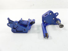 Load image into Gallery viewer, 2008 Harley FXCWC Softail Rocker C Front Blue Forward L+R Footpeg Mount 33751-08 | Mototech271
